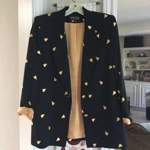 80s vintage jacket/blazer! It has gold hearts and is petite!